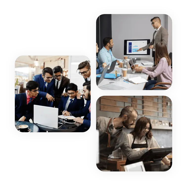 Axion Communications business communication collage